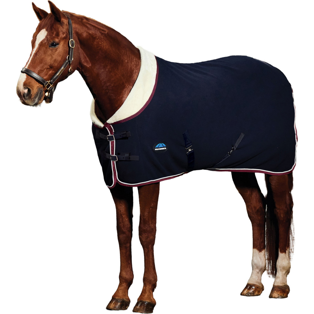 2026 WeatherBeeta Elite Fleece Cooler 1031487 - Navy / Burgundy